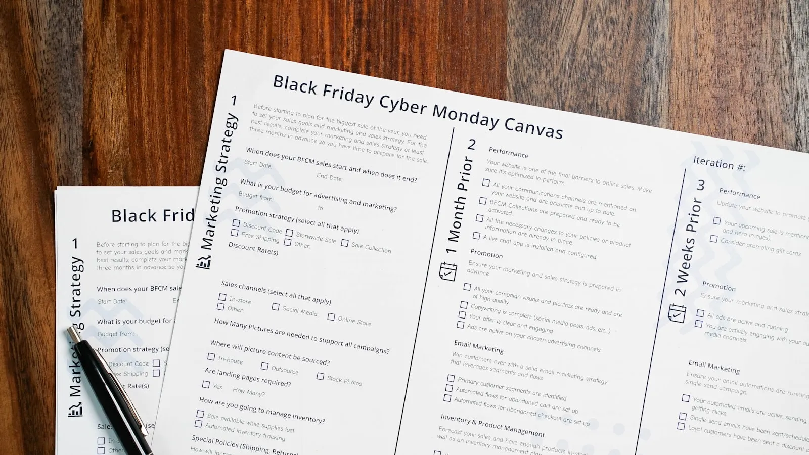 Nettbutikk-team forbereder Black Friday-kampanje med ordre-dashboard og lager